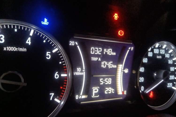 Used Honda Envix 2019 180TURBO CVT Enjoyment Edition China VI Odometer Close Up