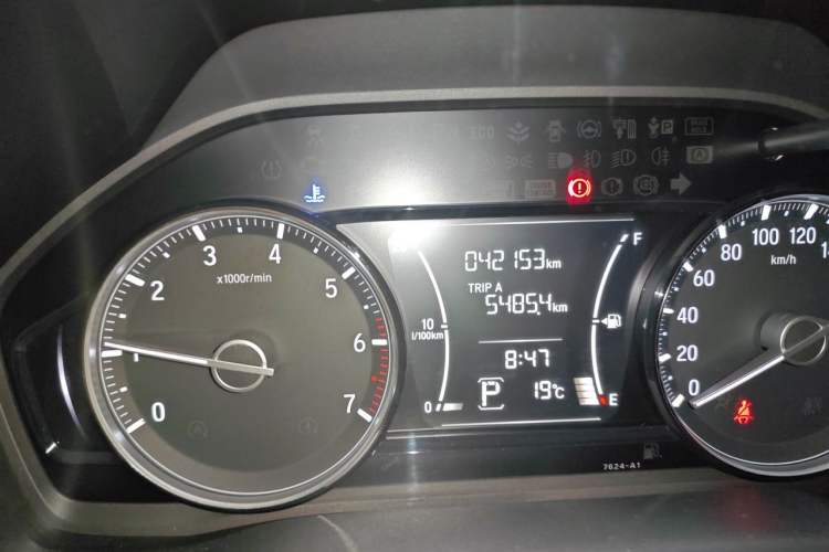 Used Honda Envix 2019 180TURBO CVT Enjoyment Edition China VI Odometer Close Up