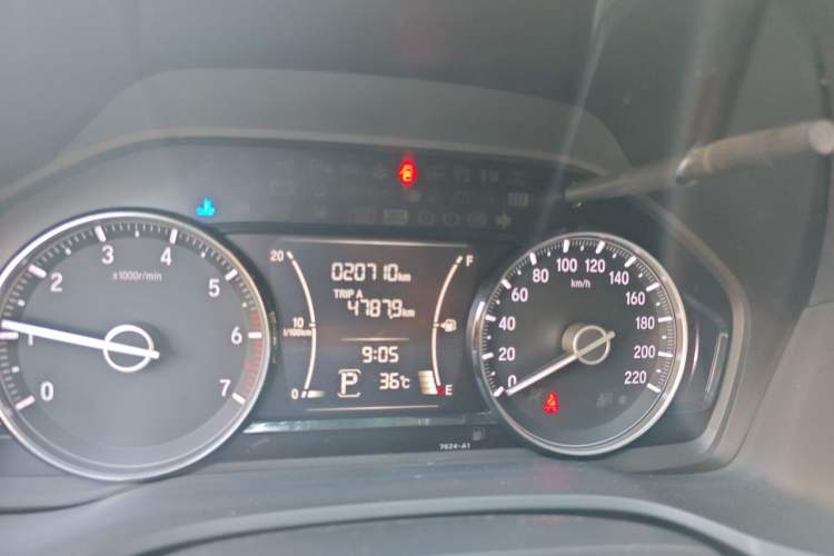 Used Honda Envix 2019 180TURBO CVT Enjoyment Edition China VI Odometer Close Up
