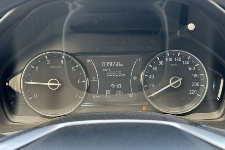 Used Honda Envix 2019 180TURBO CVT Enjoyment Version China VI Odometer Close Up