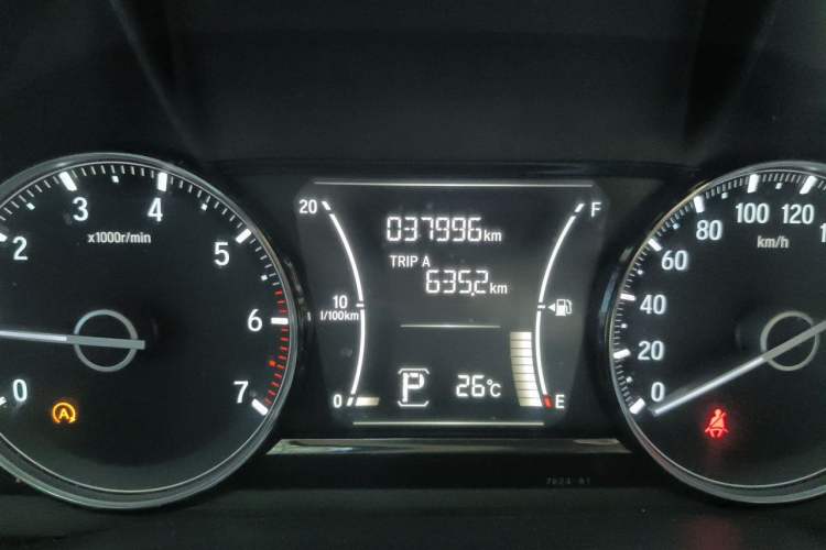 Used Honda Envix 2019 180TURBO CVT Enjoyment Version China VI Odometer Close Up