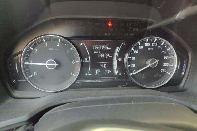 Used Honda Envix 2019 180TURBO CVT Enjoyment Edition China VI Odometer Close Up