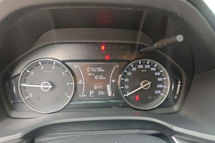 Used Honda Envix 2019 180TURBO CVT Enjoyment Edition China V Odometer Close Up