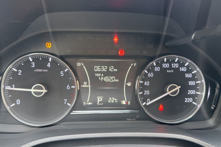 Used Honda Envix 2019 180TURBO CVT Enjoyment Edition China VI Odometer Close Up