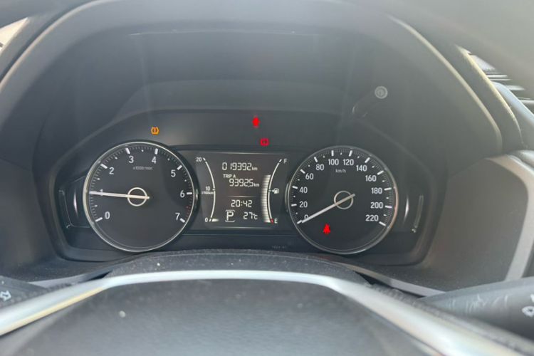 Used Honda Envix 2019 180TURBO CVT Enjoyment Edition China VI Odometer Close Up