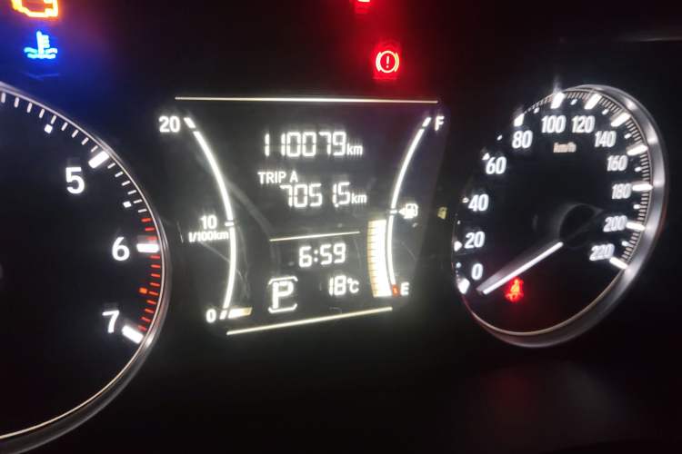 Used Honda Envix 2019 180TURBO CVT Enjoyment Edition China V Odometer Close Up
