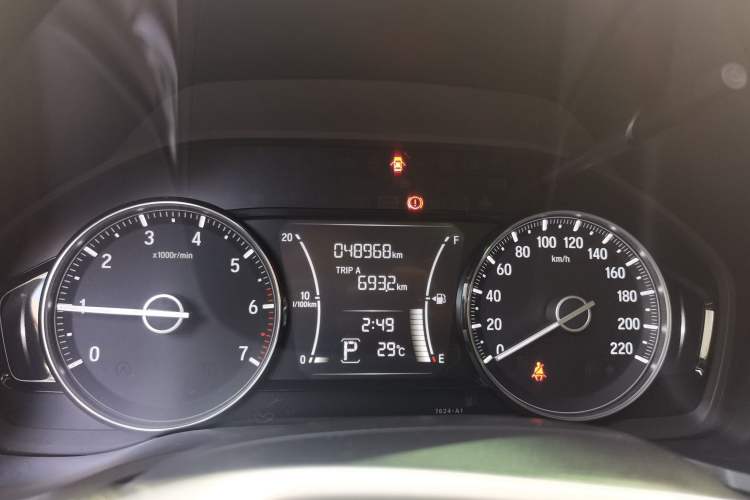 Used Honda Envix 2019 180TURBO CVT Enjoyment Version China VI Odometer Close Up
