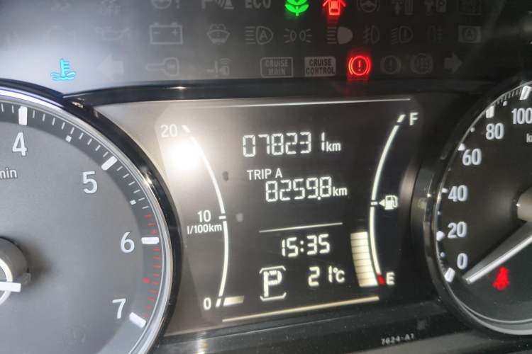 Used Honda Envix 2019 180TURBO CVT Enjoyment Edition China V Odometer Close Up