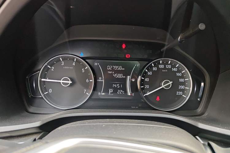 Used Honda Envix 2019 180TURBO CVT Enjoyment Edition China VI Odometer Close Up