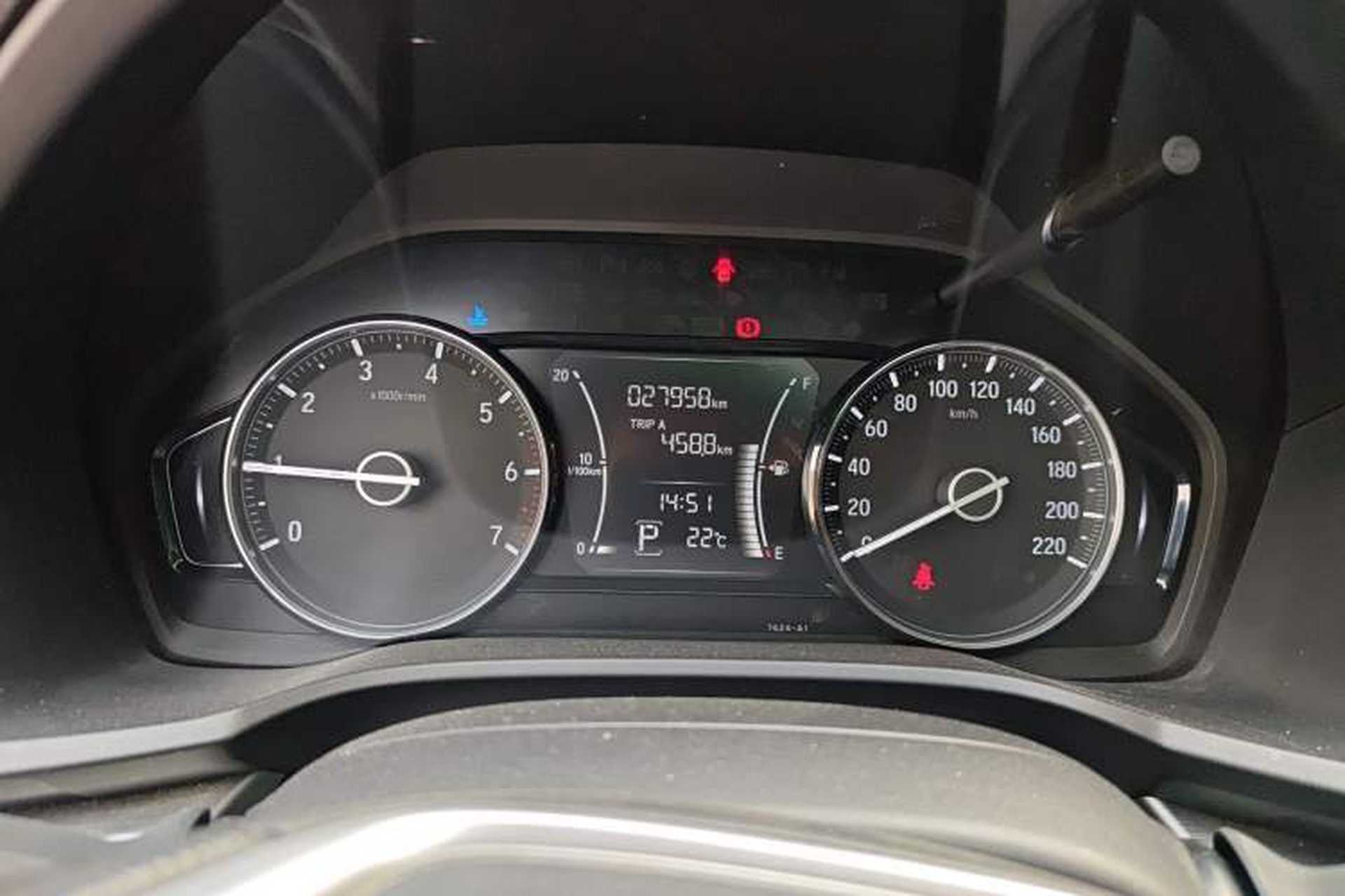 Used Honda Envix 2019 180TURBO CVT Enjoyment Edition China VI Odometer Close Up