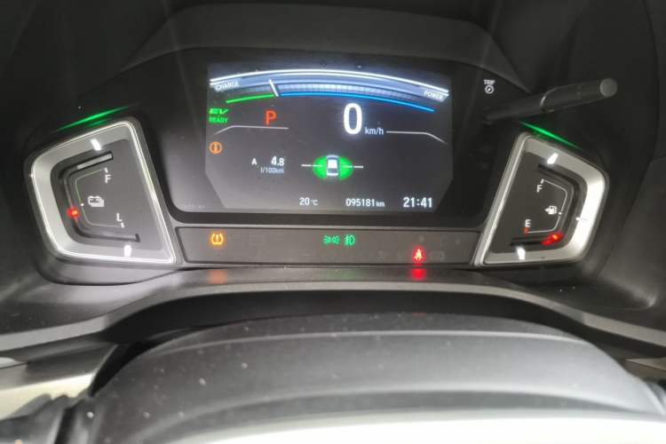 Used Honda Envix 2021 Lingpai Hybrid 1.5L Pure Enjoyment Version Odometer Close Up