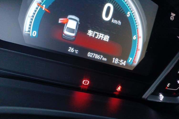 Used Honda Envix 2022 180TURBO CVT Enjoy Edition Odometer Close Up