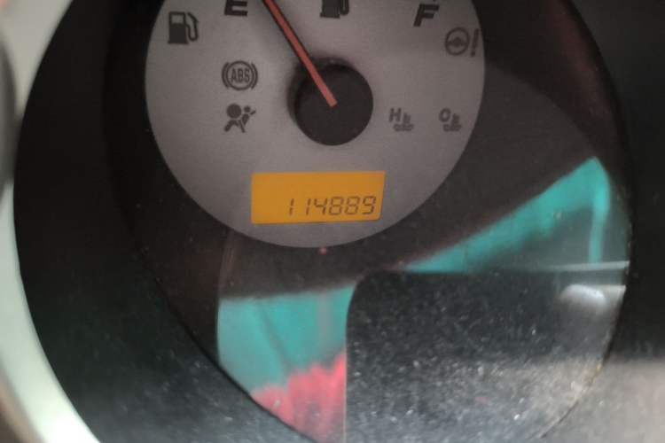 Used Honda Fit 2007 1.5L CVT Comfort Edition Odometer Close Up