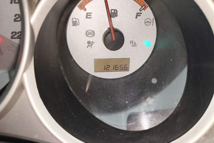 Used Honda Fit 2007 1.3L CVT Comfort Edition Odometer Close Up