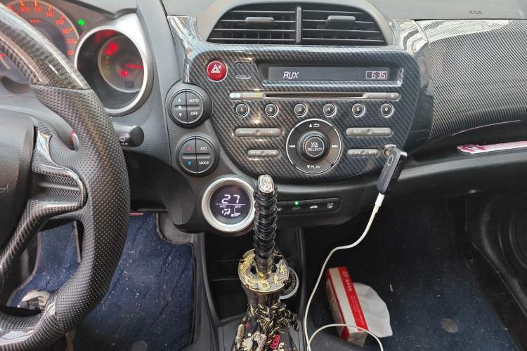 Used Honda Fit 2008 1.5L Automatic Cool Sports Edition Audio And AC Panel