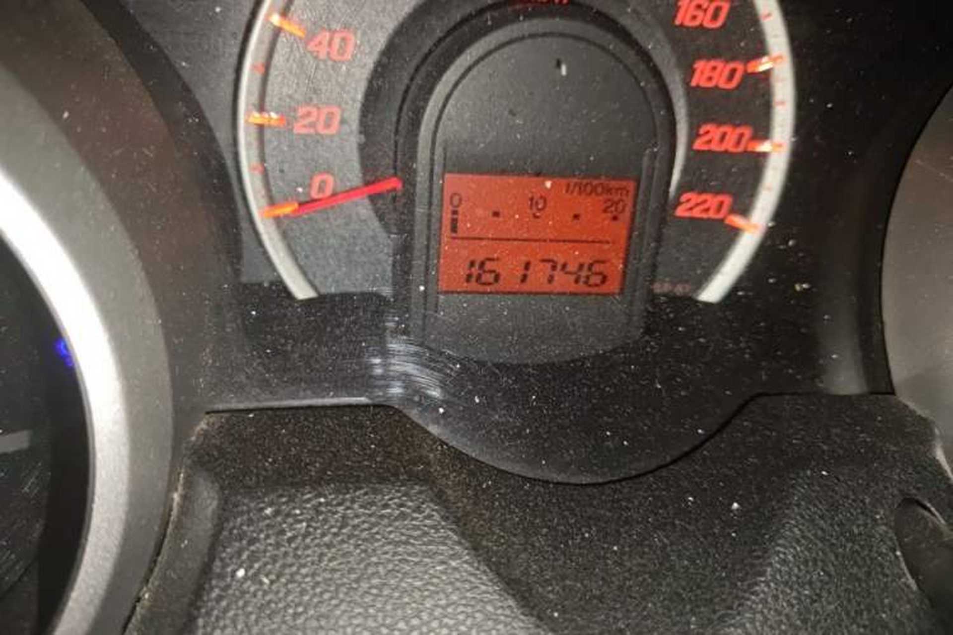 Used Honda Fit 2011 1.3L manual Comfort version Odometer Close Up