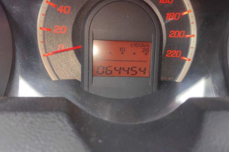 Used Honda Fit 2011 1.5L Automatic Luxury Edition Odometer Close Up