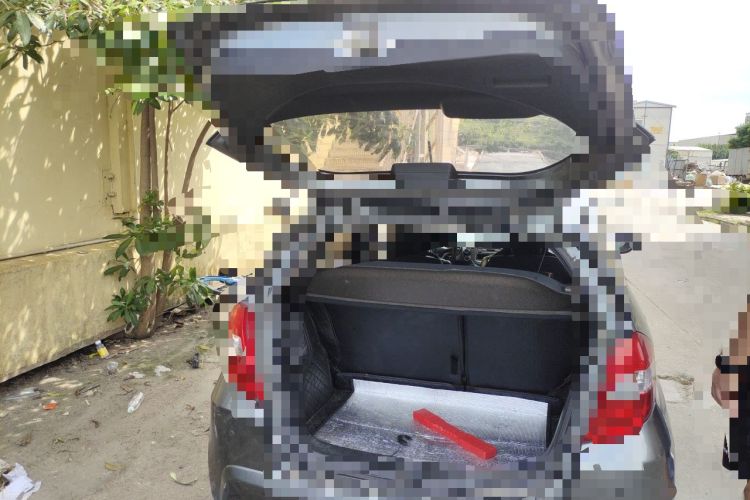 Used Honda Fit 2011 1.3L automatic comfort version Trunk
