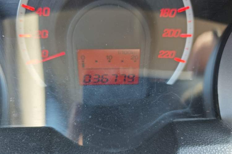 Used Honda Fit 2011 1.5L Automatic Luxury Edition Odometer Close Up