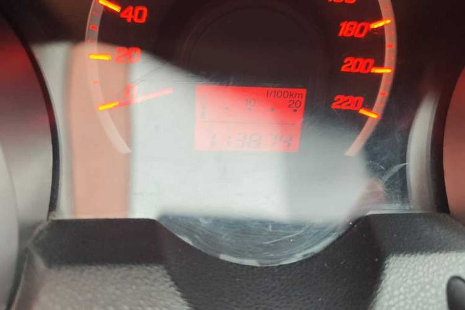 Used Honda Fit 2011 1.3L automatic comfort version Odometer Close Up