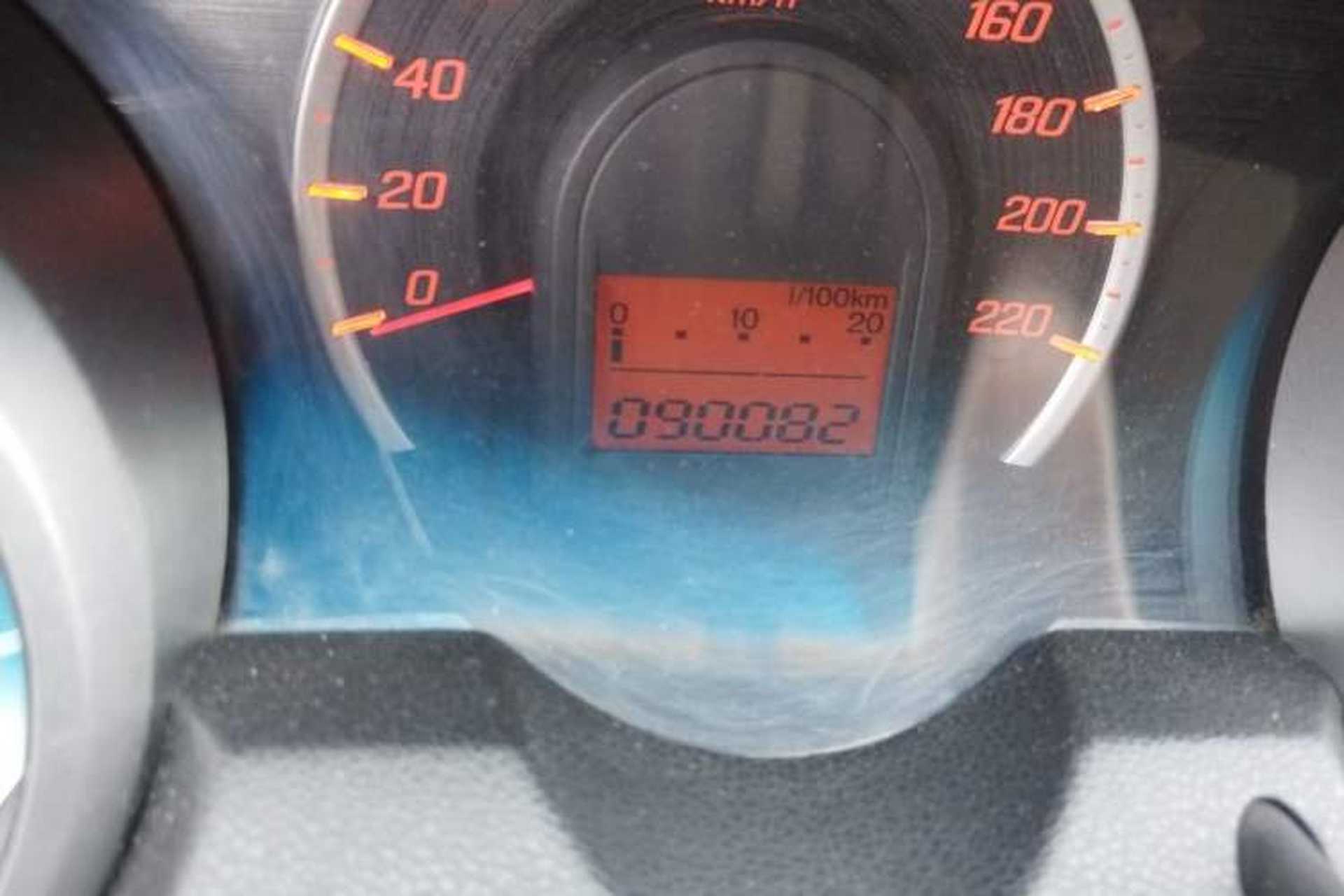Used Honda Fit 2011 1.3L automatic comfort version Odometer Close Up