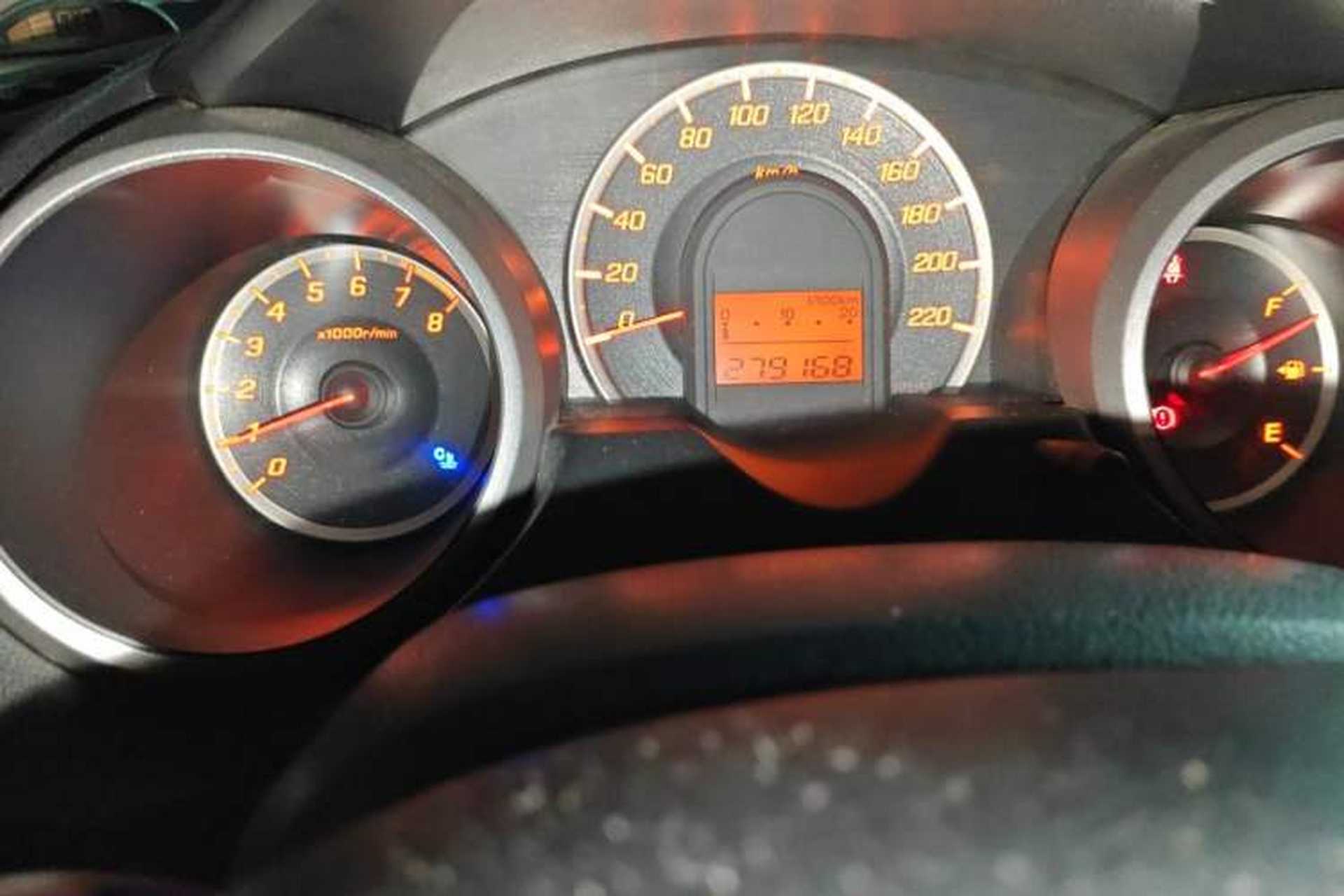 Used Honda Fit 2011 1.5L Automatic Luxury Edition Odometer Close Up