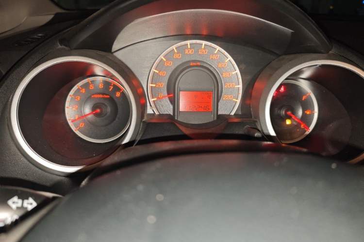 Used Honda Fit 2011 1.5L Automatic Luxury Edition Odometer Close Up