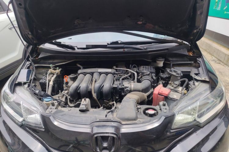 Used Honda Fit 2014 1.5L LX CVT Comfort Model Engine Bay