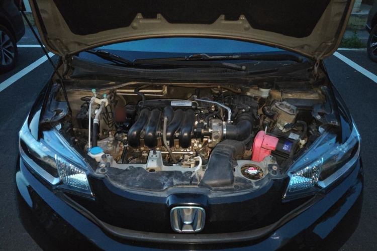 Used Honda Fit 2014 1.5L LX CVT Comfort Model Engine Bay