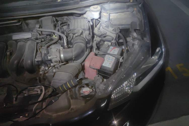 Used Honda Fit 2014 1.5L LX CVT Comfort Model Engine Bay Left