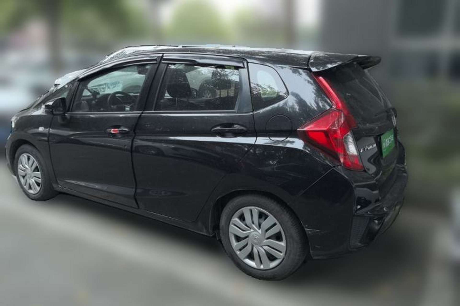 Used Honda Fit 2014 1.5L LX Manual Comfort Model Rear Left 45 Deg