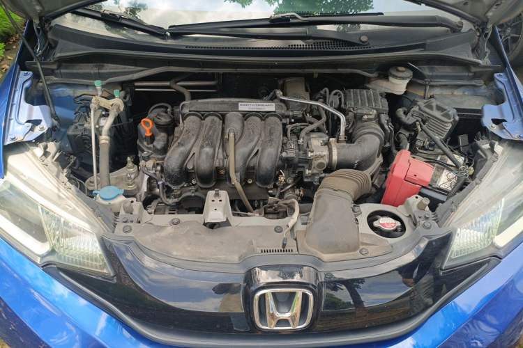 Used Honda Fit 2014 1.5L LX CVT Comfort Model Engine Bay