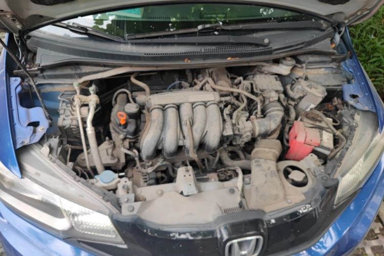 Used Honda Fit 2014 1.5L LX CVT Comfort Model Engine Bay