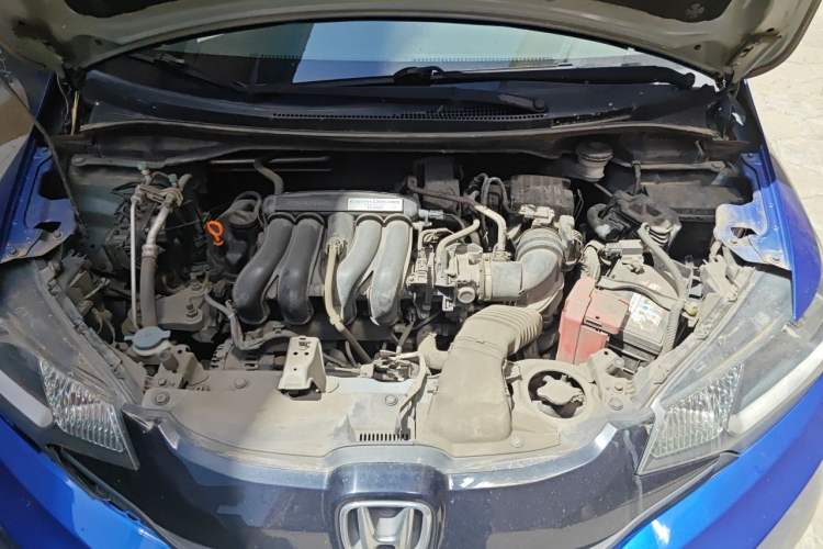 Used Honda Fit 2014 1.5L LX CVT Comfort Model Engine Bay