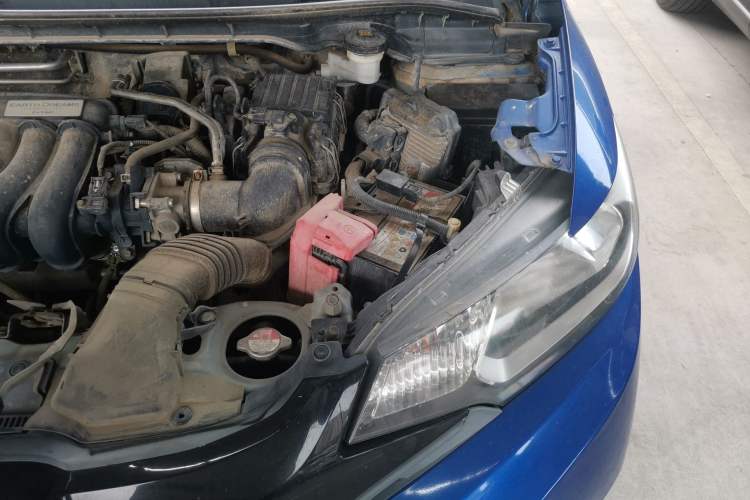Used Honda Fit 2014 1.5L LX CVT Comfort Model Engine Bay Left