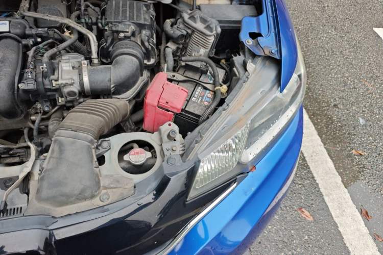 Used Honda Fit 2014 1.5L LX CVT Comfort Model Engine Bay Left