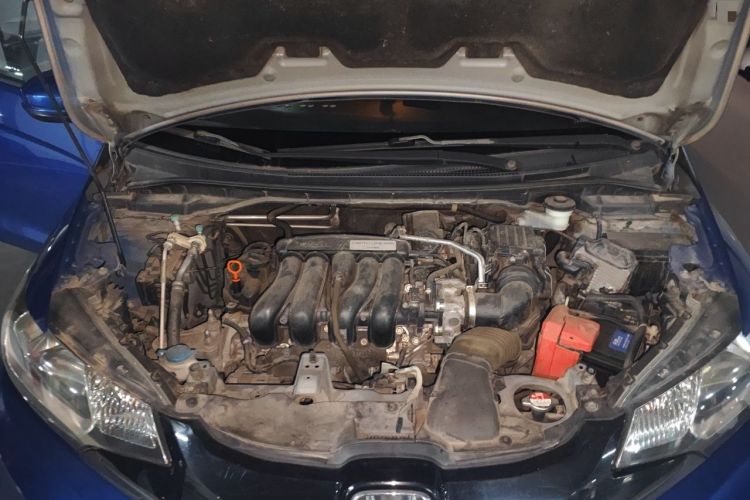 Used Honda Fit 2014 1.5L LX CVT Comfort Model Engine Bay