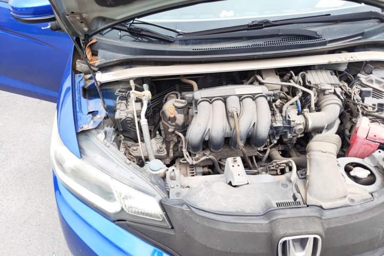 Used Honda Fit 2014 1.5L LX CVT Comfort Model Engine Bay Right
