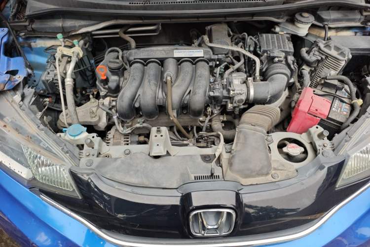Used Honda Fit 2014 1.5L LX CVT Comfort Model Engine Bay
