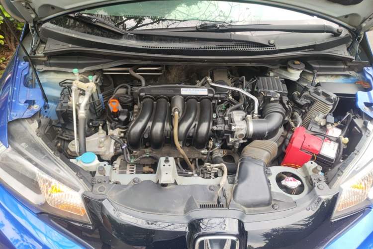 Used Honda Fit 2014 1.5L LX CVT Comfort Model Engine Bay