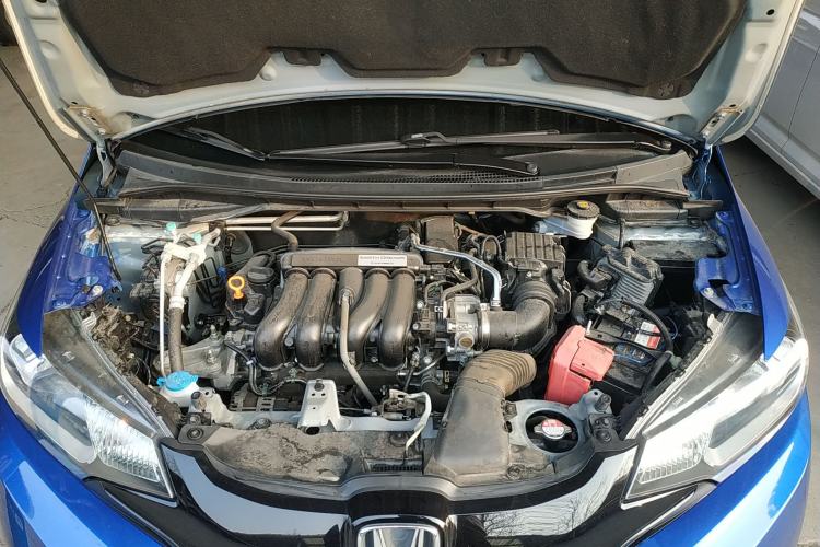 Used Honda Fit 2014 1.5L LX CVT Comfort Model Engine Bay