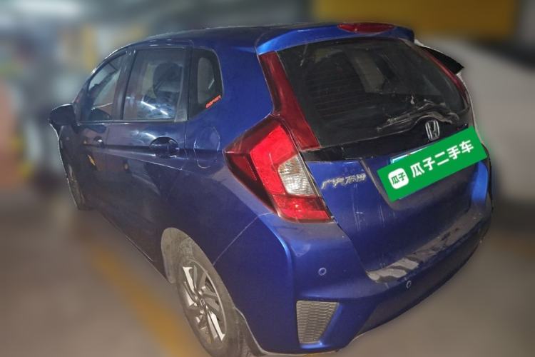Used Honda Fit 2014 1.5L LX CVT Comfort Model Rear Left 45 Deg