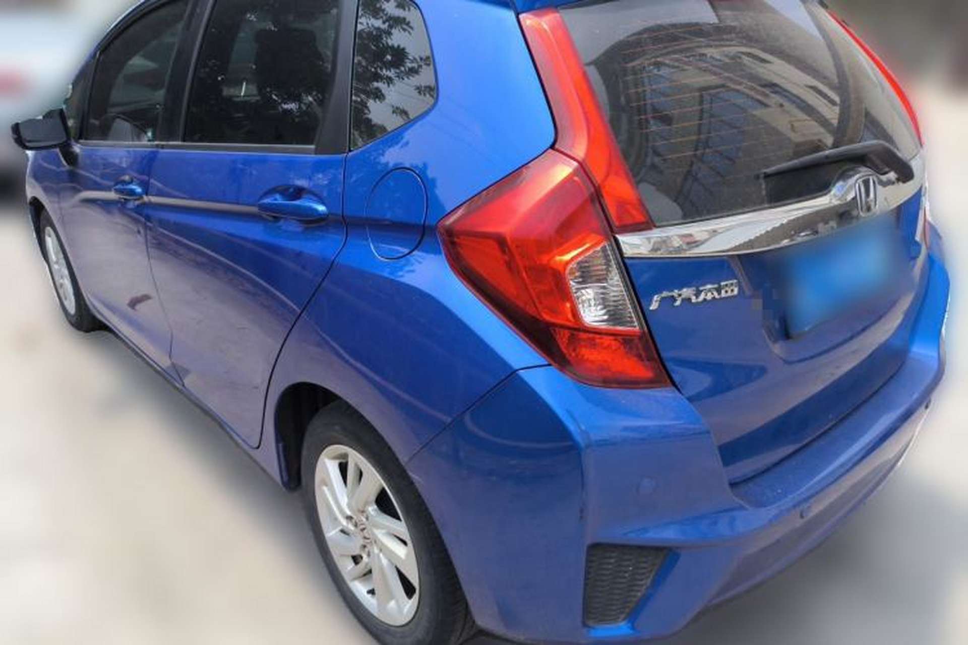 Used Honda Fit 2014 1.5L EX CVT Elite Model Rear Left 45 Deg
