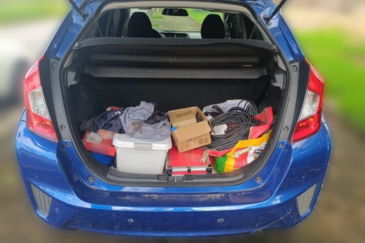 Used Honda Fit 2014 1.5L LX CVT Comfort Model Trunk