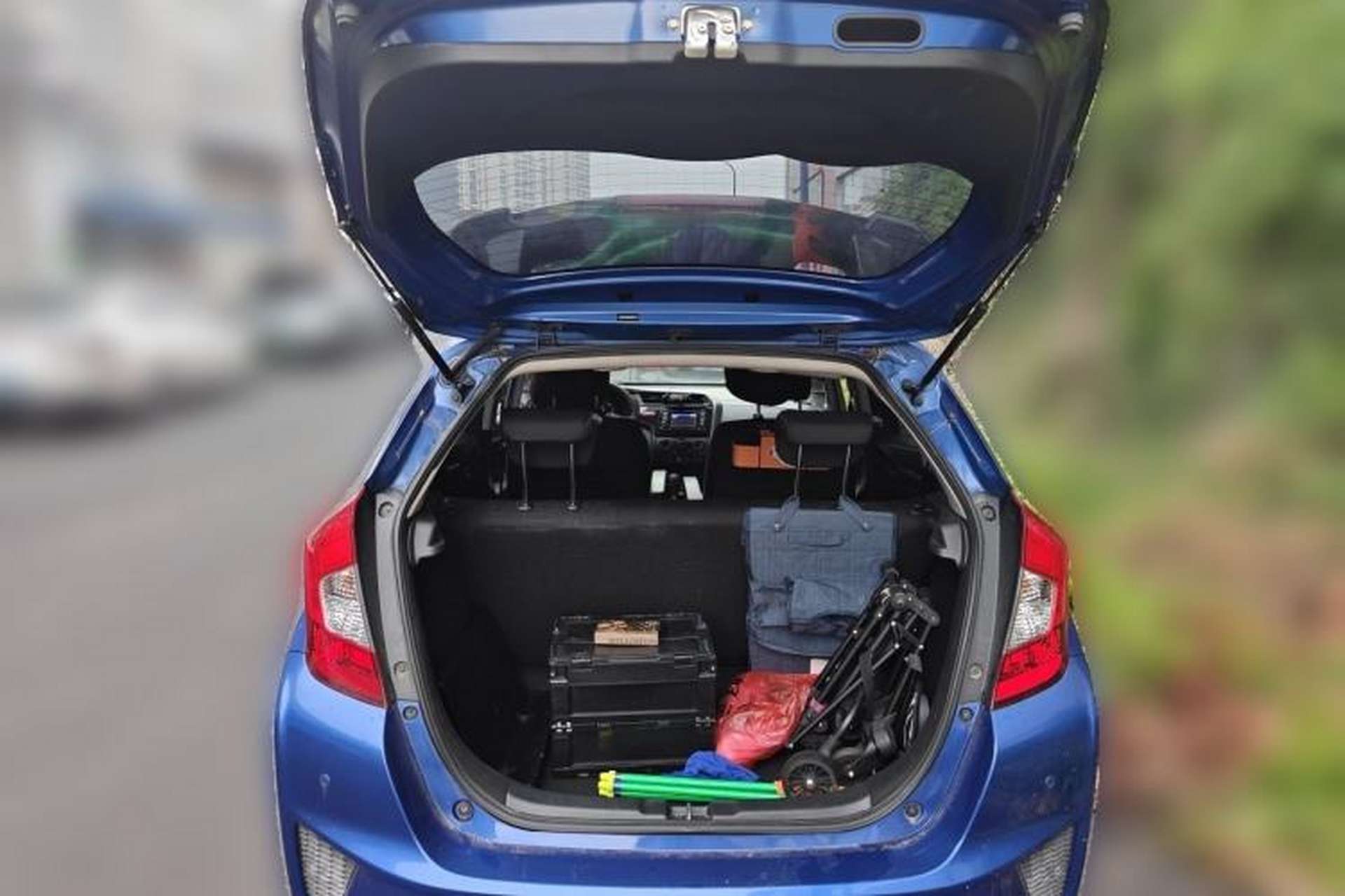 Used Honda Fit 2014 1.5L LX CVT Comfort Model Trunk