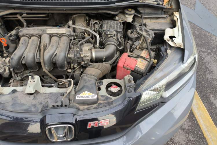 Used Honda Fit 2014 1.5L LX CVT Comfort Model Engine Bay Left