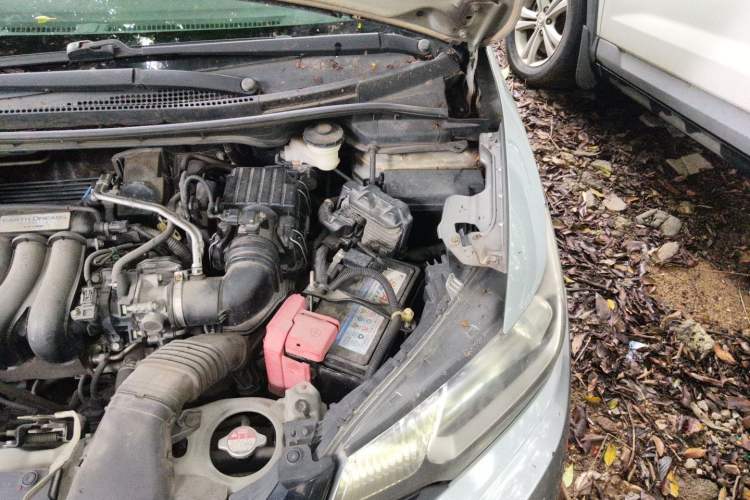 Used Honda Fit 2014 1.5L LX CVT Comfort Model Engine Bay Left