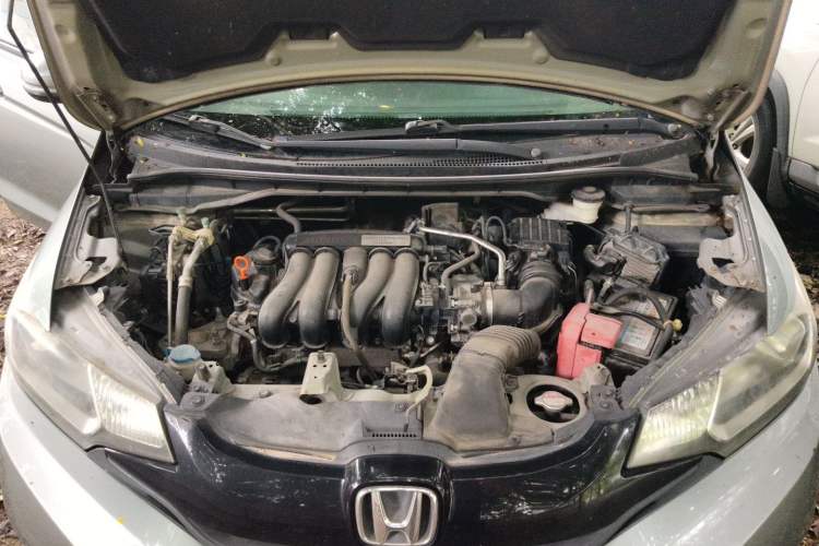 Used Honda Fit 2014 1.5L LX CVT Comfort Model Engine Bay