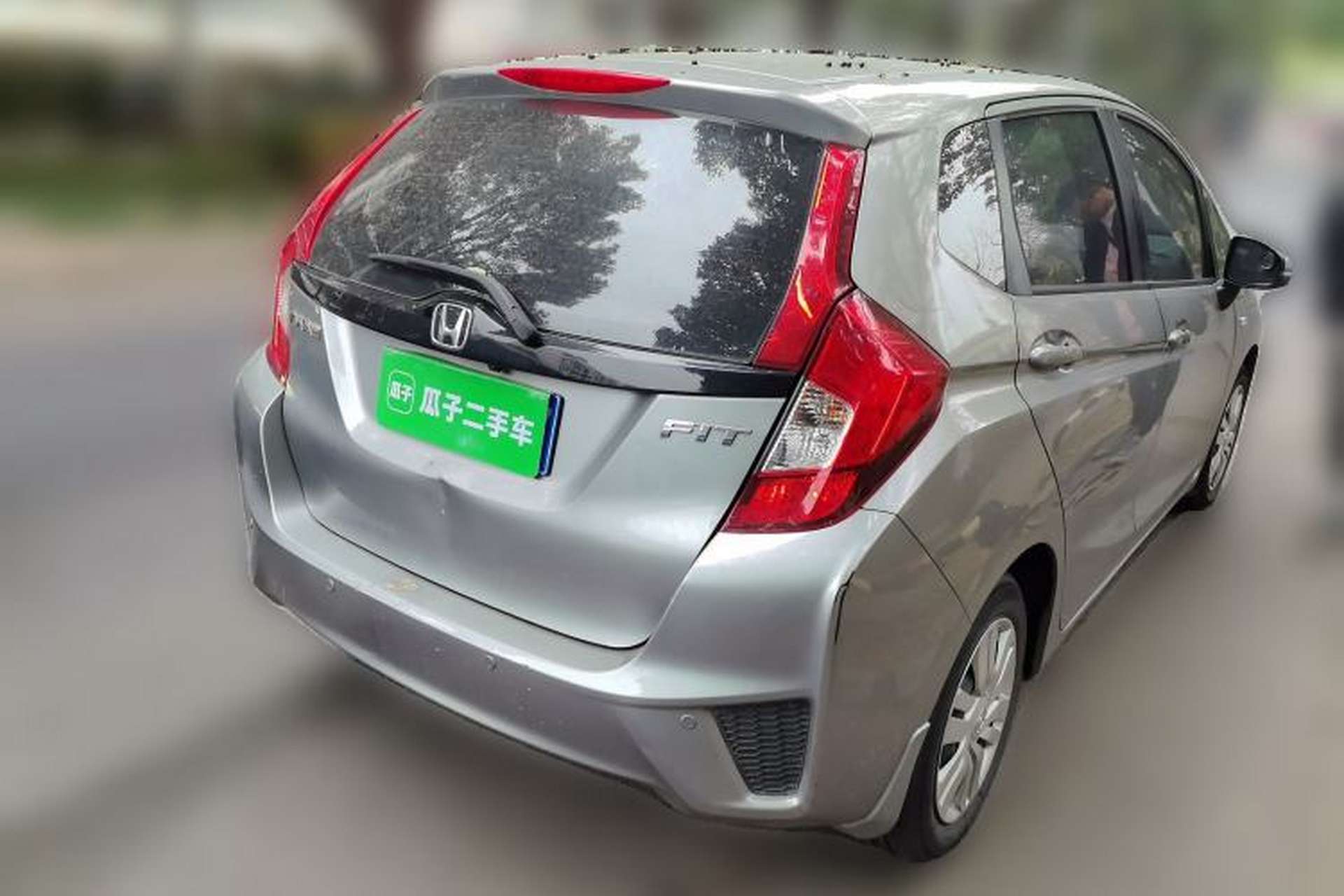 Used Honda Fit 2014 1.5L LX CVT Comfort Model Rear Right 45 Deg