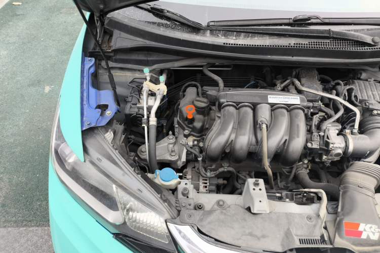 Used Honda Fit 2014 1.5L LX CVT Comfort Model Engine Bay Right